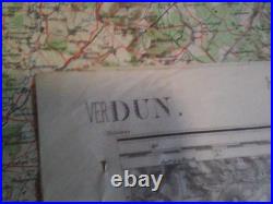 100 Cartes d'ETAT-MAJOR. Région metz nancy VERDUN-Guerre 1914-1918