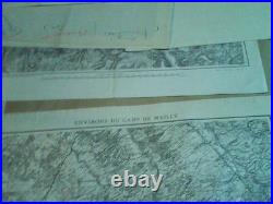 100 Cartes d'ETAT-MAJOR. Région metz nancy VERDUN-Guerre 1914-1918