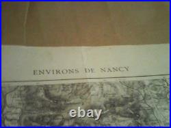 100 Cartes d'ETAT-MAJOR. Région metz nancy VERDUN-Guerre 1914-1918