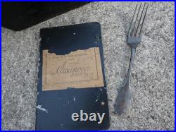 1880 1914 Lot Boite a Shako Livret & Fourchette Garde Républicain Corse