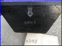 1880 1914 Lot Boite a Shako Livret & Fourchette Garde Républicain Corse