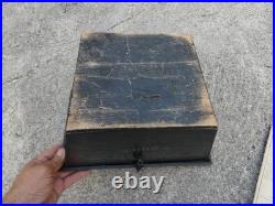 1880 1914 Lot Boite a Shako Livret & Fourchette Garde Républicain Corse