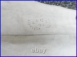 1880 1914 Toile de Tente Datée 1917 + Piquets Francaise Mle 1888 dans son Jus