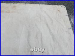 1880 1914 Toile de Tente Datée 1917 + Piquets Francaise Mle 1888 dans son Jus