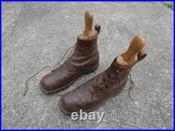 1880 1918 Rare Paire de Brodequins de Chasseur Alpin BCA Taille 41