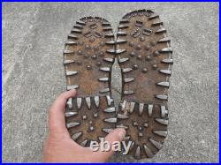 1880 1918 Rare Paire de Brodequins de Chasseur Alpin BCA Taille 41