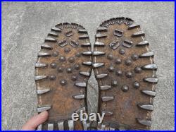 1880 1918 Rare Paire de Brodequins de Chasseur Alpin BCA Taille 41