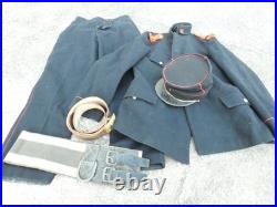 1900 1930 SAPEURS POMPIERS Tenue Veste Pantalon Kepi Ceinturon Pompier