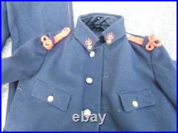 1900 1930 SAPEURS POMPIERS Tenue Veste Pantalon Kepi Ceinturon Pompier