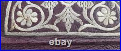 1900 Algérie Superbe Portefeuille Luxe cuir brodé fil d'argent Tirailleur Spahi