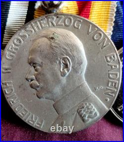 1914/18 Allemagne Impériale Portée de quatre Médailles