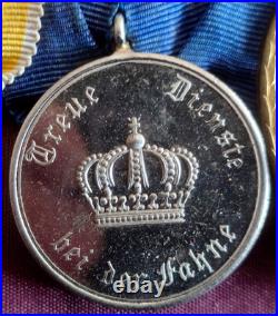 1914/18 Allemagne Impériale Portée de quatre Médailles
