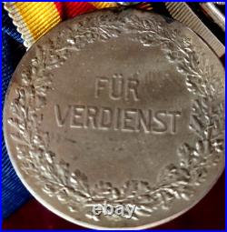 1914/18 Allemagne Impériale Portée de quatre Médailles