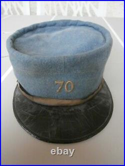 2138/MILID Tenue bleue horizon Capitaine 70ème RI avec accessoires 1914-1918