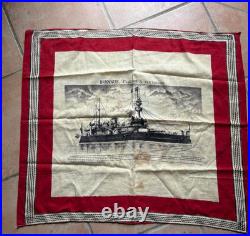 359g Foulard mouchoir Marine Française WW1
