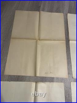 4 Affiches WWI Allemandes 1917 Réquisitions Bavière Original German Posters WK1