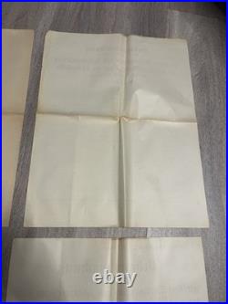 4 Affiches WWI Allemandes 1917 Réquisitions Bavière Original German Posters WK1