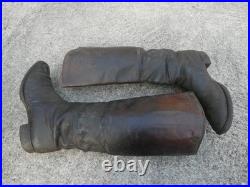 ALLEMAND WW1 Paire de Bottes allemande 1900 Reglementaire Taille 27