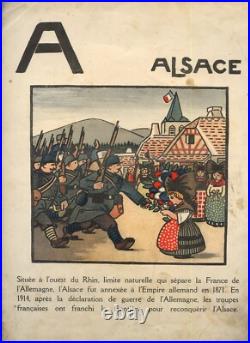 ALPHABET DE LA GRANDE GUERRE PAR HELLE édition originale