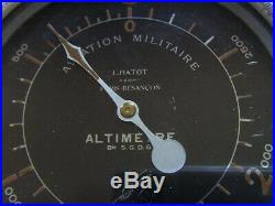 ALTIMETRE AVIATION MILITAIRE Léon HATOT 0-3000m WW1