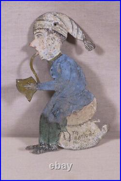 ANCIEN OBJET HUMORISTIQUE MILITAIRE POILU 1 ère GUERRE TA RATION PIPE 1914-1918