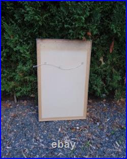 Affiche 83x51 2ème emprunt de la défense nationale encadrée signée A. Robaudi