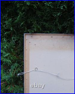 Affiche 83x51 2ème emprunt de la défense nationale encadrée signée A. Robaudi