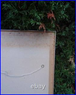 Affiche 83x51 2ème emprunt de la défense nationale encadrée signée A. Robaudi