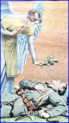 Affiche Souvenir allemande signée originale Première Guerre Mondiale- 1915