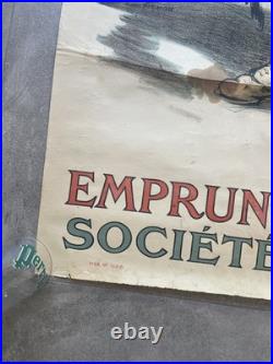 Affiche originale Emprunt National Marcel Falter WW1 1914 1918