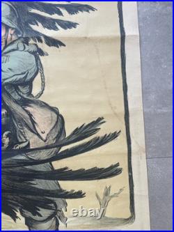 Affiche originale Emprunt National Marcel Falter WW1 1914 1918