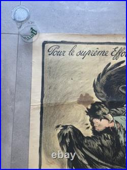 Affiche originale Emprunt National Marcel Falter WW1 1914 1918