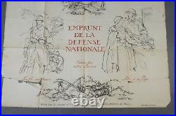 Affiches originales, bons du trésors emprunts 14-18, première guerre mondial