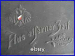 Allemagne 14-18 Boite Souvenir En Metal / German Ww1 Souvenir Box