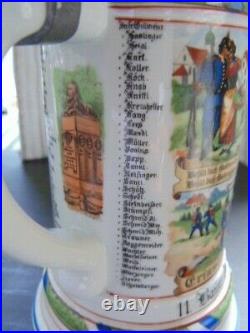 Allemagne 14-18 Choppe Reserviste Baviere / Ww1 Germany Bavaria Reservist Mug