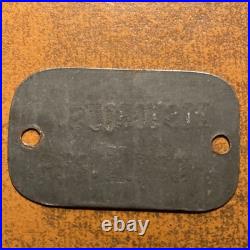 Allemagne Plaque Identité Officier Landwehr infanterie KIA 1917 EK Marke WW1