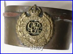 Ancien Artisanat de tranchée poilus trench-art anglais Royal Engineers WW1
