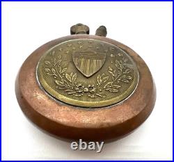 Ancien briquet de poilu WW1 Première Guerre mondiale décor aigle & blason