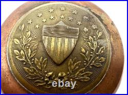 Ancien briquet de poilu WW1 Première Guerre mondiale décor aigle & blason