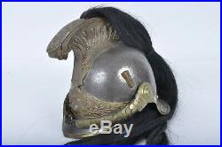 Ancien casque modèle 1874 troupe de Dragons cavalerie 14 18 ww1 poilu