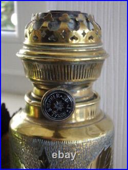 Ancien ensemble 2 douille+lampe en laiton travail de poilus tranchees 1915/1916