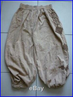 Ancien pantalon sarouel militaire sable Troupes d' Afrique colonial années 1920