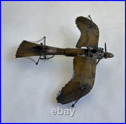 Ancien rare avion airplane Fokker trench art travail de poilu tranchée WWI 14-18