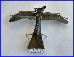 Ancien rare avion airplane Fokker trench art travail de poilu tranchée WWI 14-18