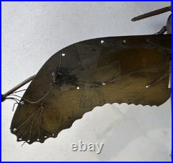 Ancien rare avion airplane Fokker trench art travail de poilu tranchée WWI 14-18