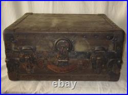 Ancienne Malle Valise Belber US militaire WW1