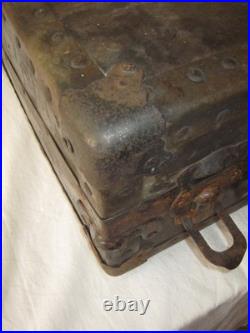 Ancienne Malle Valise Belber US militaire WW1