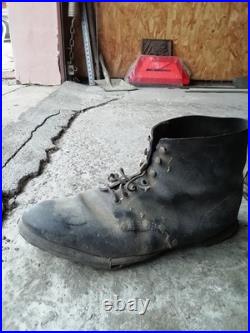 Ancienne Paire de Brodequins militaire Allemand ww1