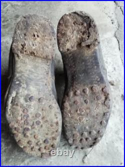 Ancienne Paire de Brodequins militaire Allemand ww1