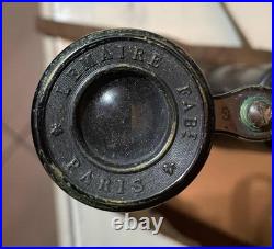 Ancienne paire de jumelles militaire 1er guerre, avec étui d'origine